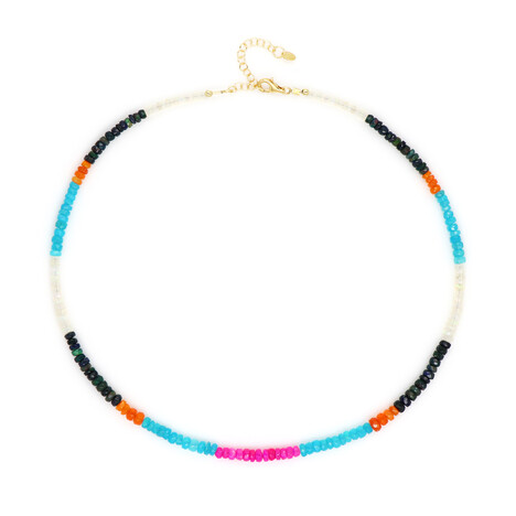 Collar en plata con Ópalo de Welo