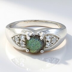 Anello in argento con Spectrolite