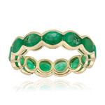 Anello in oro con Smeraldo Zambia