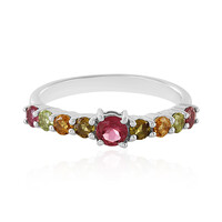 Anello in argento con Tormalina Rosa