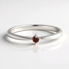 Anello in argento con Diamante Cognac I2