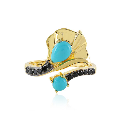 Sleeping Beauty-Türkis-Silberring