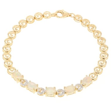 Welo Opal Silver Bracelet
