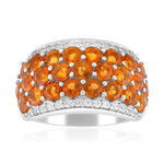 Madeira Citrine Silver Ring (de Melo Essence)