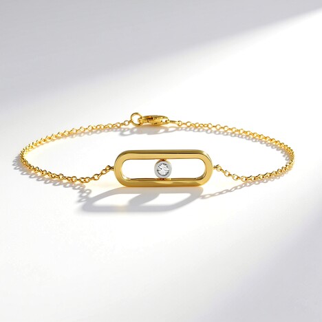Bracciale in argento con Topazio Bianco