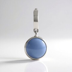 Ciondolo in argento con Opale Blu