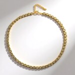 Collana in argento con Ematite Dorata