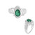 14K Zambian Emerald Gold Ring