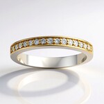 Anello in argento con Diamante I1 (G) (Annette)