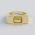 Anello in argento con Berillo Giallo