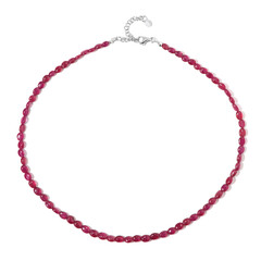 Collar en plata con Rubí de Bemainty