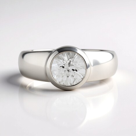 Anello in argento con Zircone