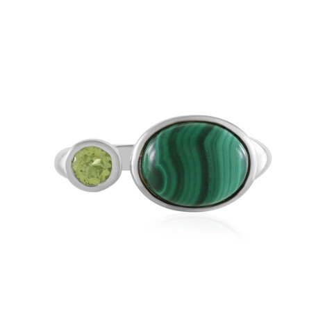 Malachite Silver Ring