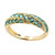 9K AAA Zambian Emerald Gold Ring (de Melo)