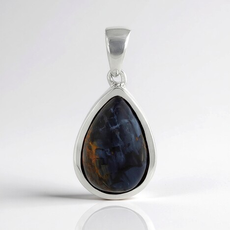 Ciondolo in argento con Pietersite