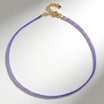 Collana in argento con Tanzanite