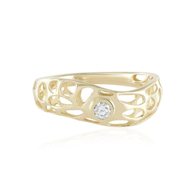 Anello in oro con Diamante Flawless (F) (Ornaments by de Melo)