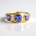 Anello in oro con Tanzanite (de Melo Gold)