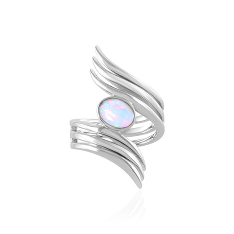 Anillo en plata con Ópalo de Welo (de Melo)
