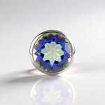 Ciondolo in argento con Quarzo Mistico Blu (MONOSONO COLLECTION)