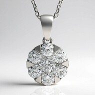 Collar en oro con Diamante SI1 (H) (CIRARI)