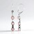 Orecchini in argento con Opale Rosa (Desert Chic)