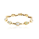 Bracciale in oro con Opale di Welo AAA (CUSTODANA)