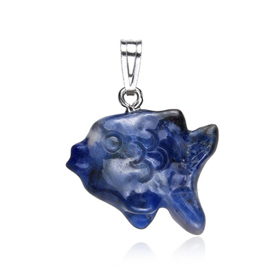 Ciondolo in argento con Sodalite