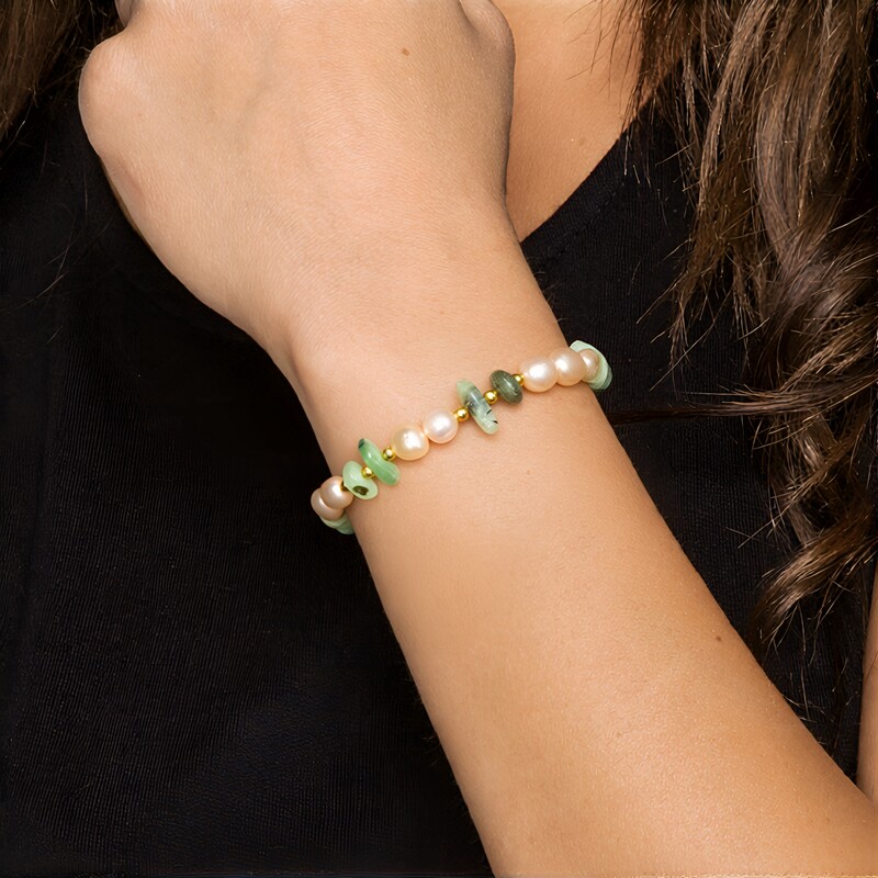 Bracciale con Prehnite