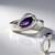 Anello in argento con Ametista Siberiana