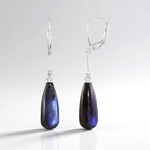 Orecchini in argento con Labradorite (MONOSONO COLLECTION)