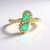 Anello in argento con Smeraldo Colombiano