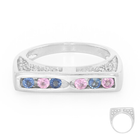 Kanchanaburi Sapphire Silver Ring