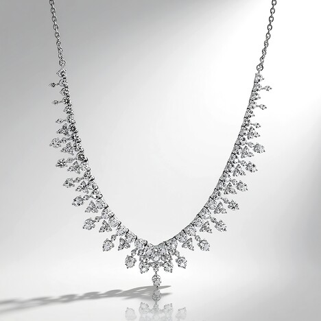Collana in argento con Topazio Bianco (Adela Silber)