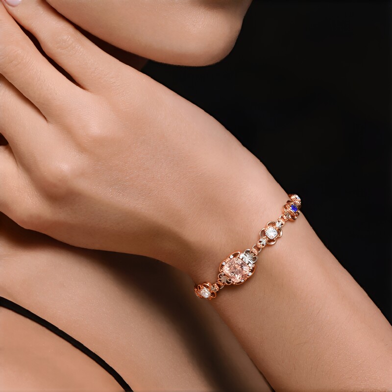 Edelstein-Silberarmband (Gems en Vogue)