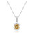 Collana in argento con Citrino
