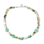 Collier en argent et Opale du Pérou