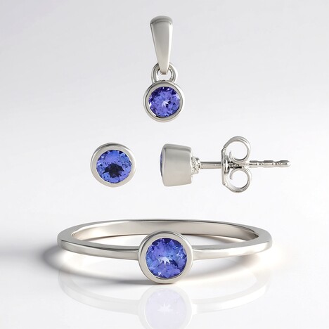 Anello in argento con Tanzanite (de Melo)