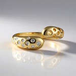 Anello in oro con Diamante I1 (H) (de Melo Gold)