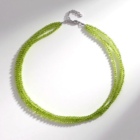 Collana in argento con Peridoto