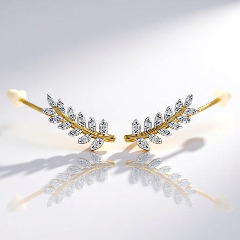 Orecchini in oro con Diamante SI1 (G) (Annette)