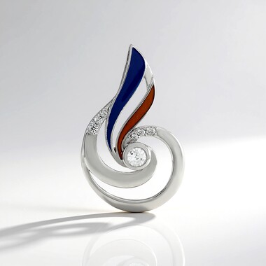 Colgante en plata con Zircón (SAELOCANA)