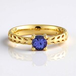 Anello in argento con Tanzanite (Ornaments by de Melo)
