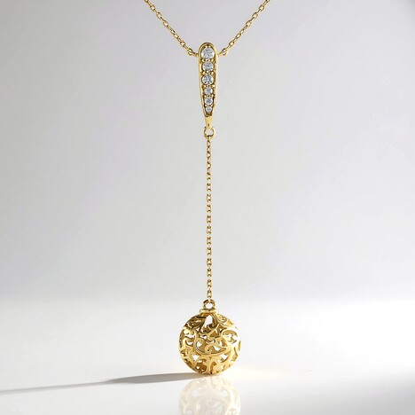 Collana in oro con Zircone (Ornaments by de Melo)