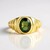 Anello in argento con Moldavite