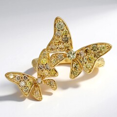 Anello in oro con Diamante Fancy SI2 (CIRARI)