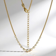 Collana in argento con Zircone (Adela Silber)