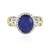 Anillo en plata con Tanzanita (Gems en Vogue)