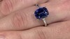 Anillo en oro con Tanzanita AAA (CIRARI)
