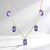 Collier en or et Tanzanite (de Melo Gold)